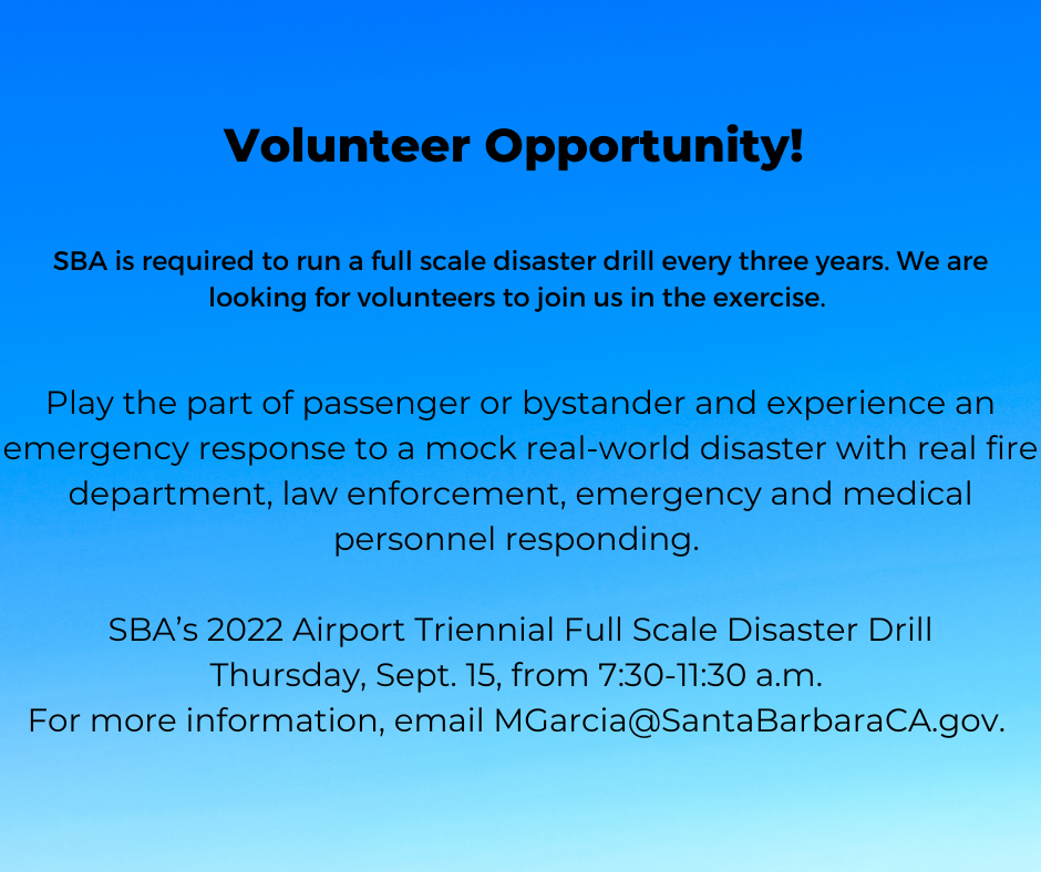 SBA Volunteers Needed Flyer with details of event