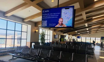 SBA Terminal featuring advertising monitors
