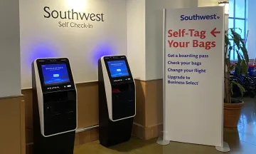 Southwest Check In Kiosks at SBA