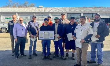 Group photo of SBA's Team of the Quarter