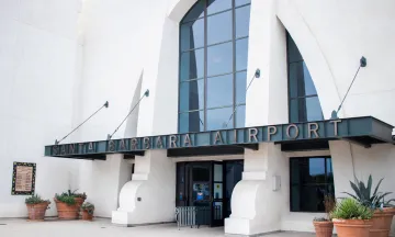 The front of the SBA terminal entrance