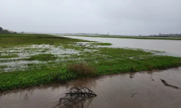 SBA airfield flooding after heavy rain