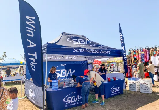 SBA Booth at Goleta Lemon Festival