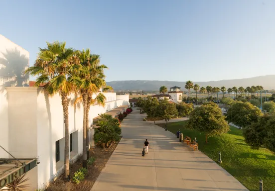 Scenic view outside the SBA terminal