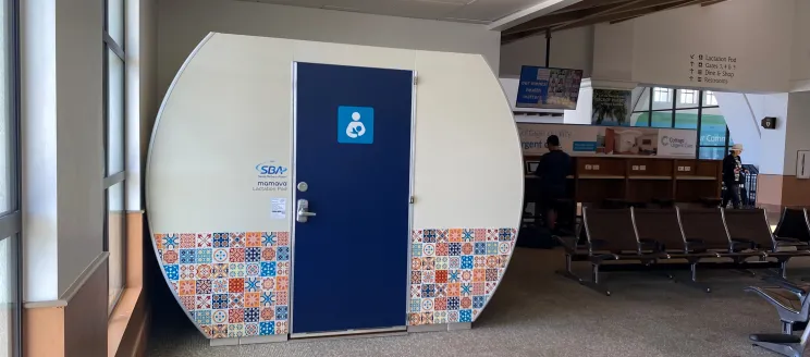 SBA Terminal featuring Lactation Pod