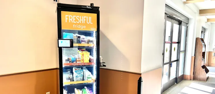 Freshful Fridge inside the SBA terminal