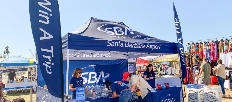 SBA Booth at Goleta Lemon Festival