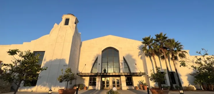 Front entrance of the SBA Terminal