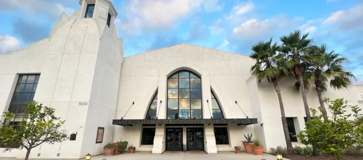 Front entrance of the SBA Terminal