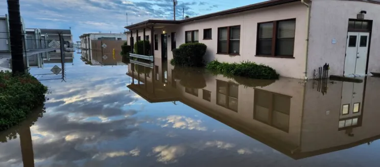 Flooding at Airport Building 304