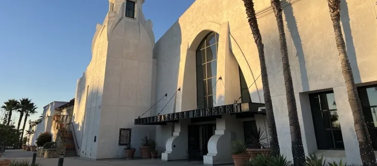 Front entrance of the SBA terminal