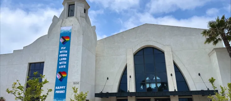SBA termina with “Fly with Pride, Land with Love” banner.