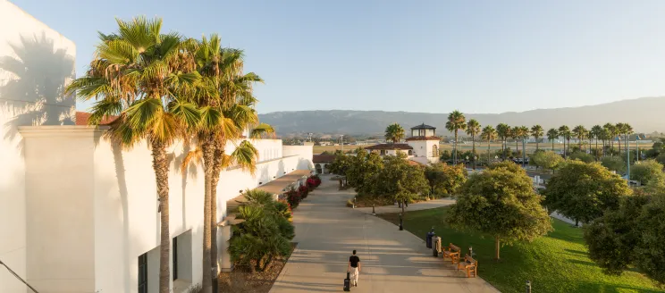 Scenic view outside the SBA terminal