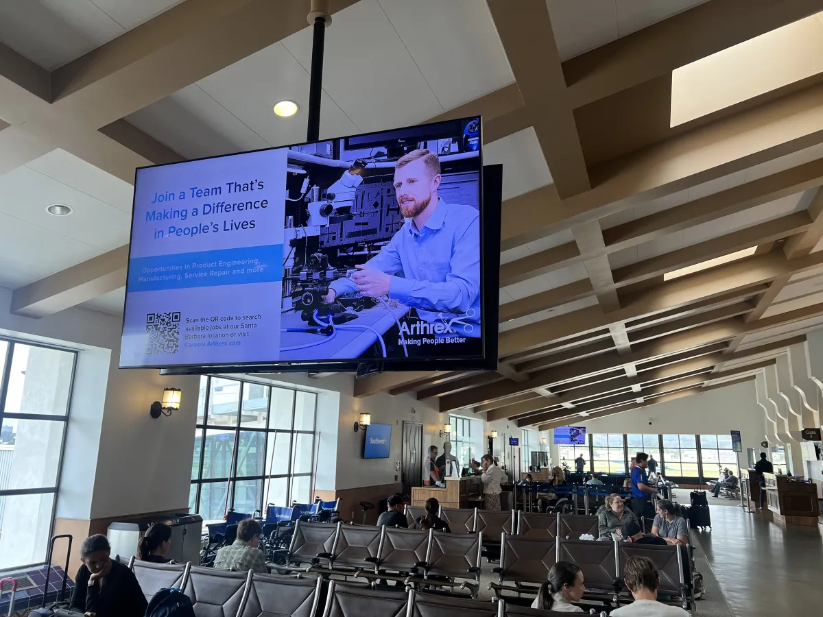 Digital advertisement in terminal