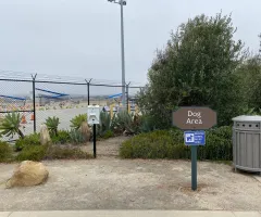 Pet rest area at Santa Barbara Airport