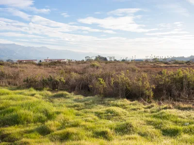 John T. Rickard Terminal viewed from Goleta Slough